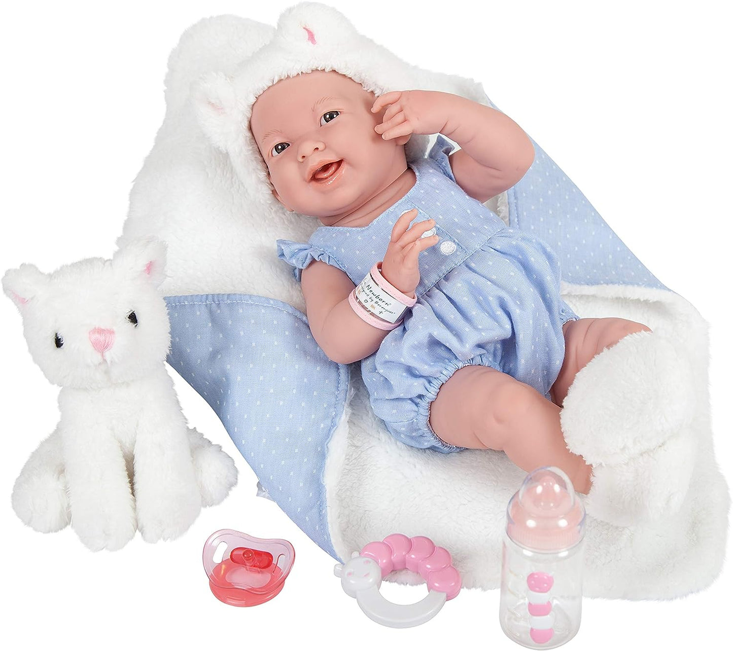 JCTOYS / Berenger doll full vinil body with Blue Blanket