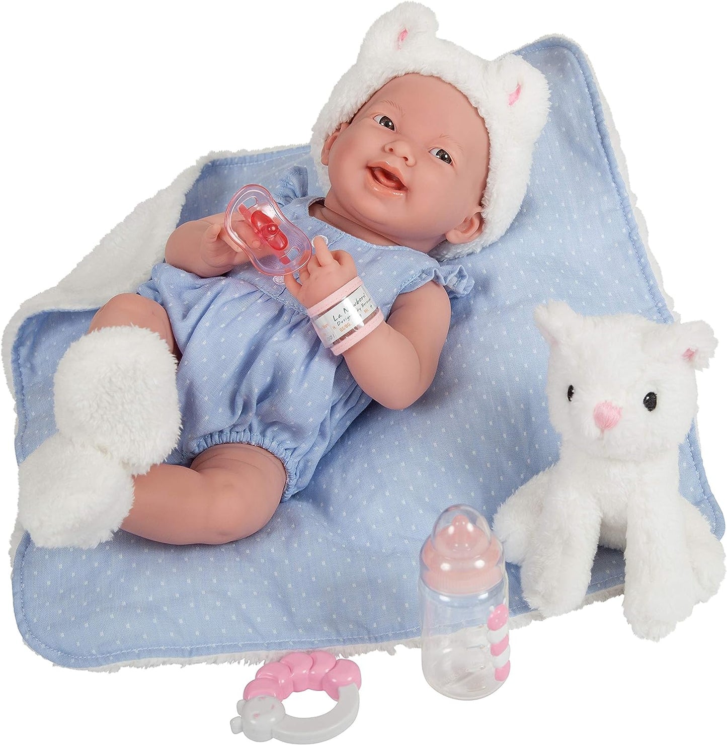 JCTOYS / Berenger doll full vinil body with Blue Blanket