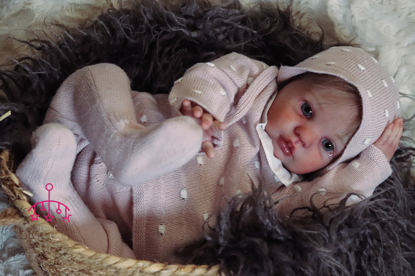 Constança open eyes custom order reborn baby