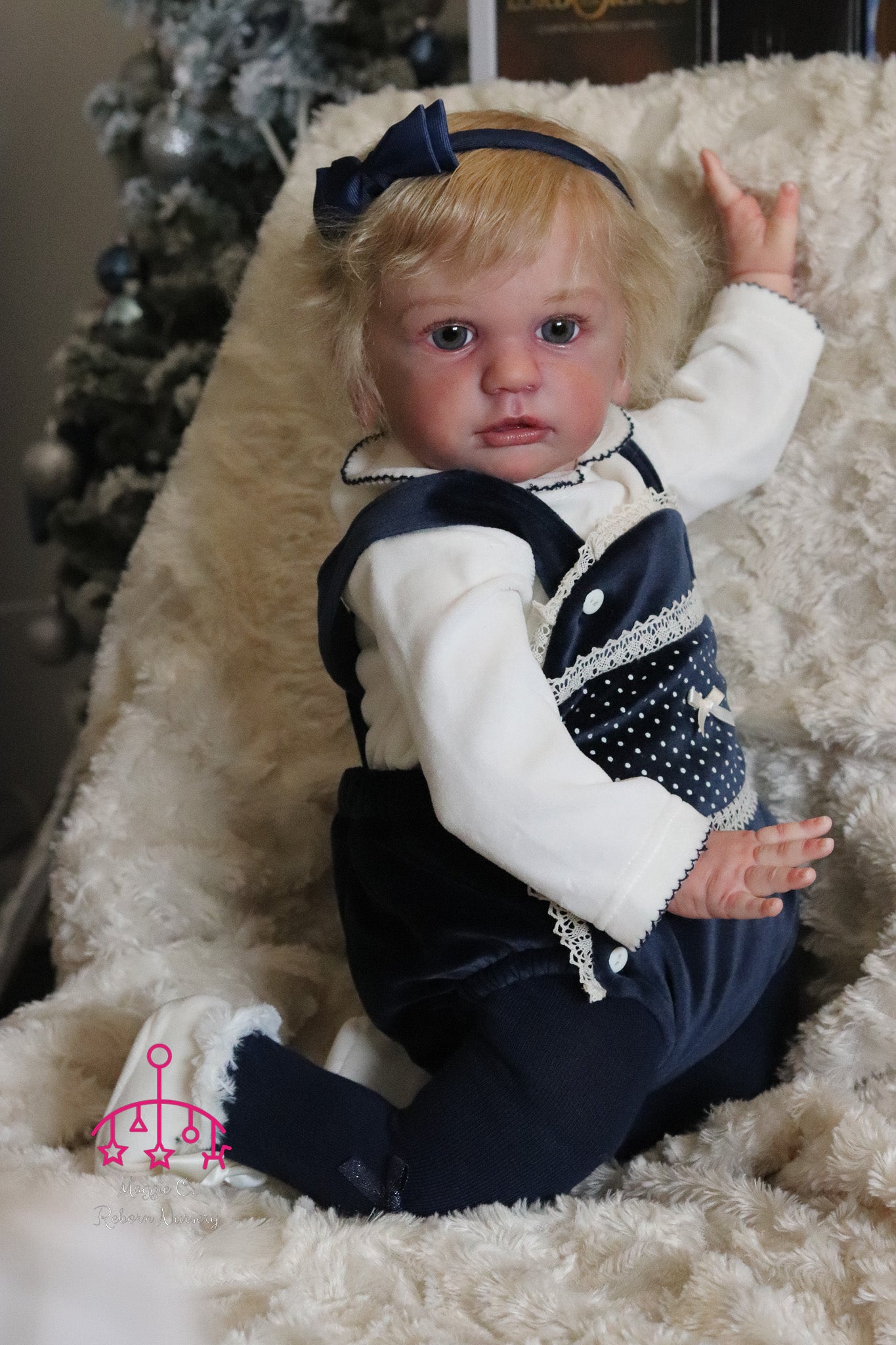 Alice open eyes custom order Reborn baby Todder
