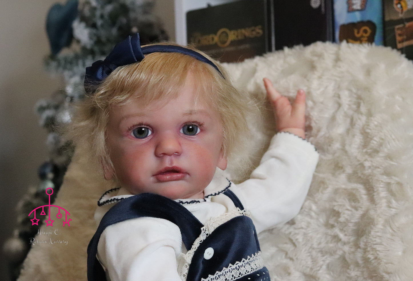 Alice open eyes custom order Reborn baby Todder