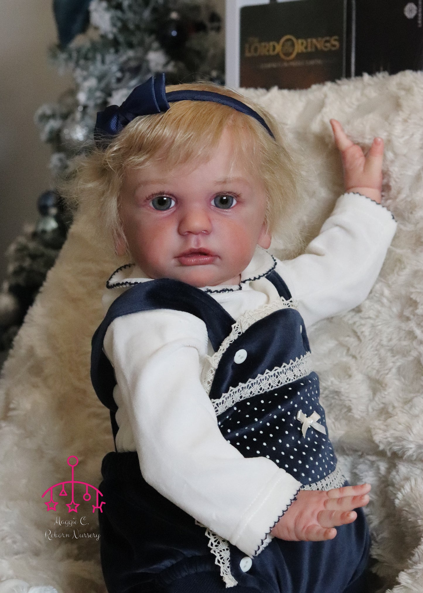 Alice open eyes custom order Reborn baby Todder