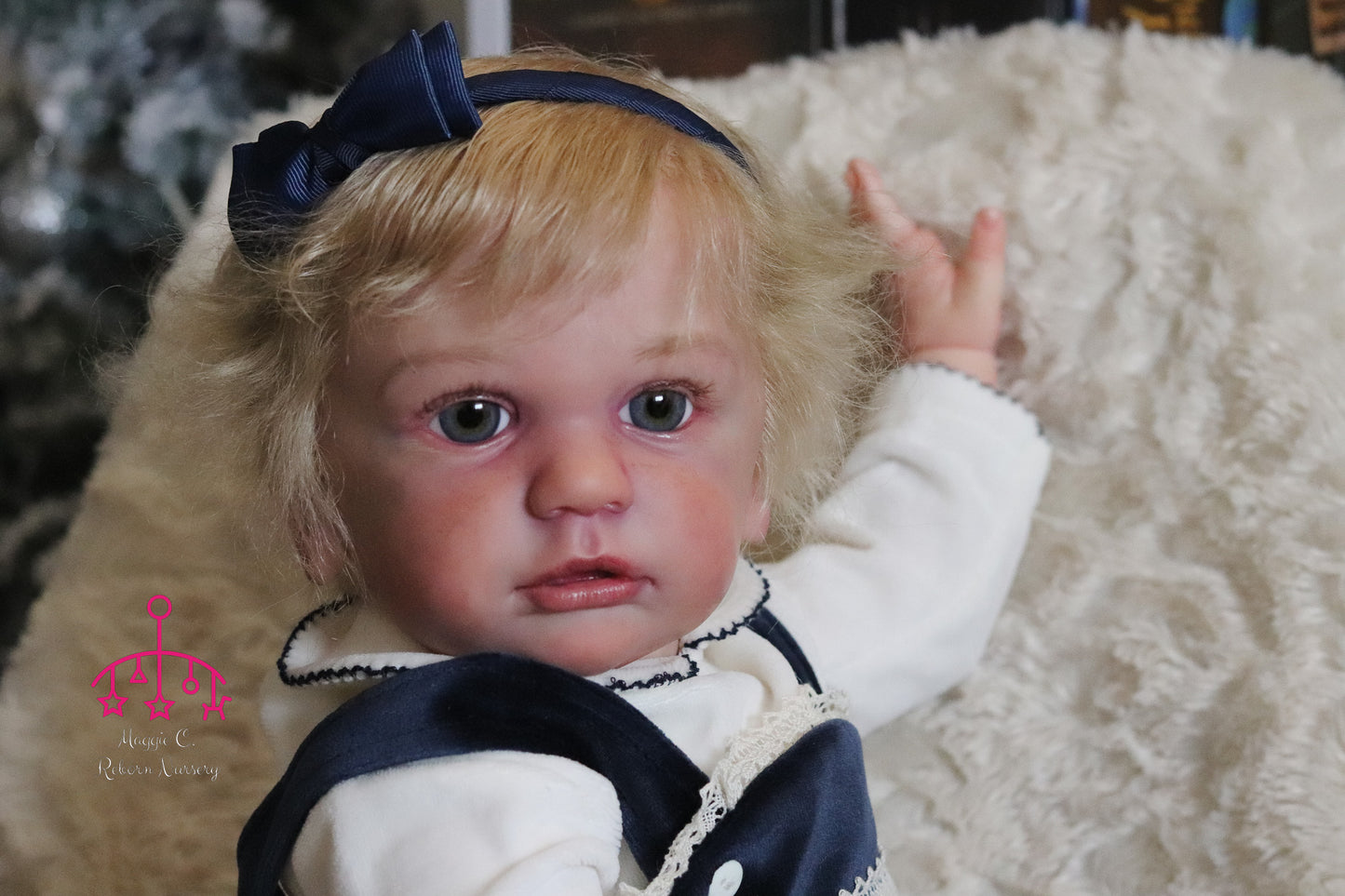 Alice open eyes custom order Reborn baby Todder