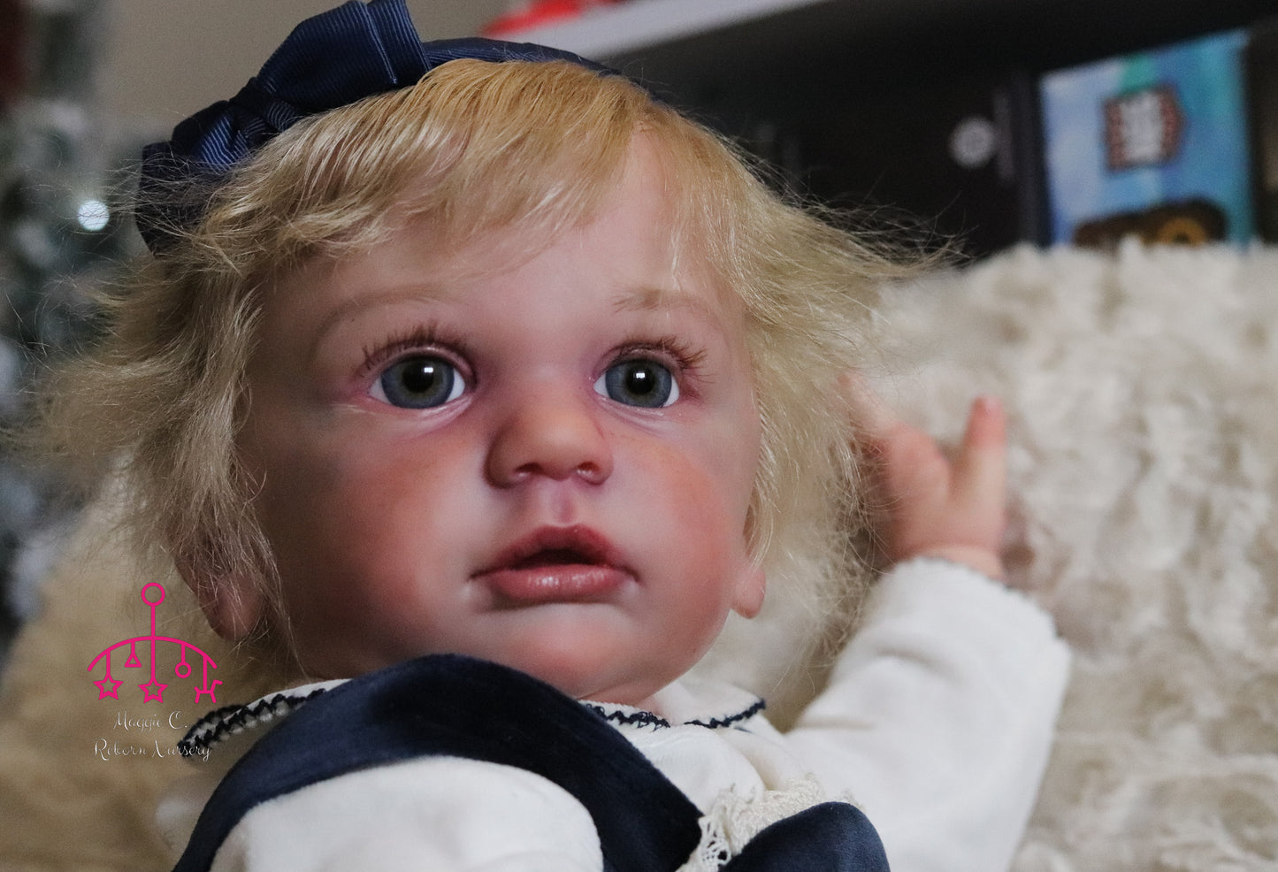 Alice open eyes custom order Reborn baby Todder