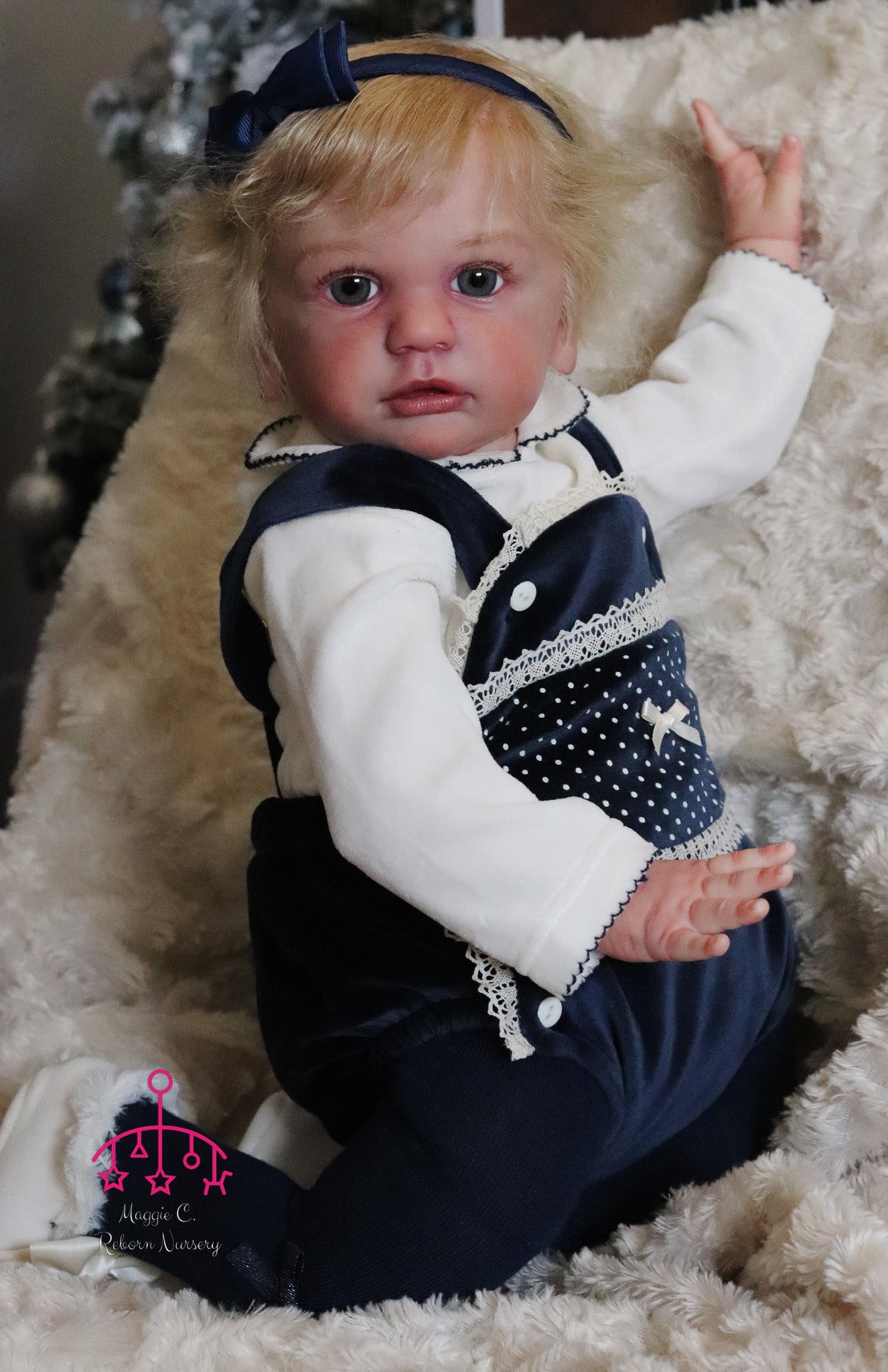 Alice open eyes custom order Reborn baby Todder