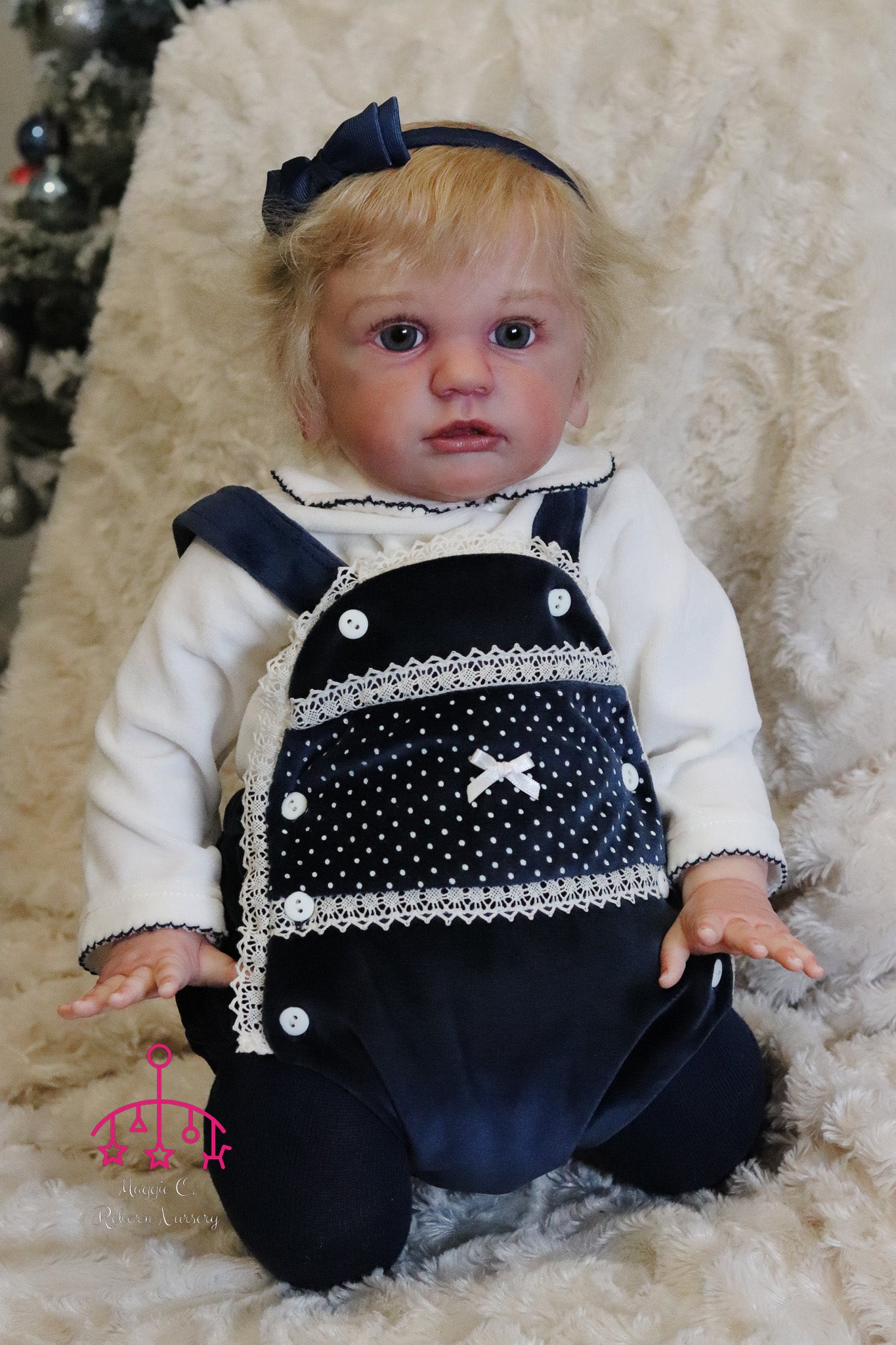 Alice open eyes custom order Reborn baby Todder