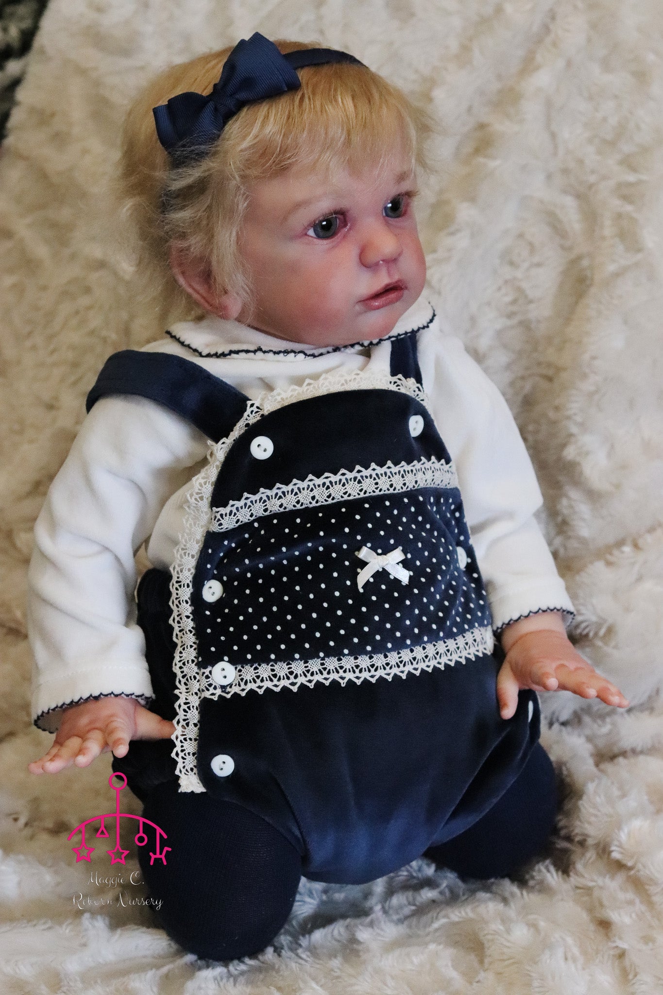 Alice open eyes custom order Reborn baby Todder