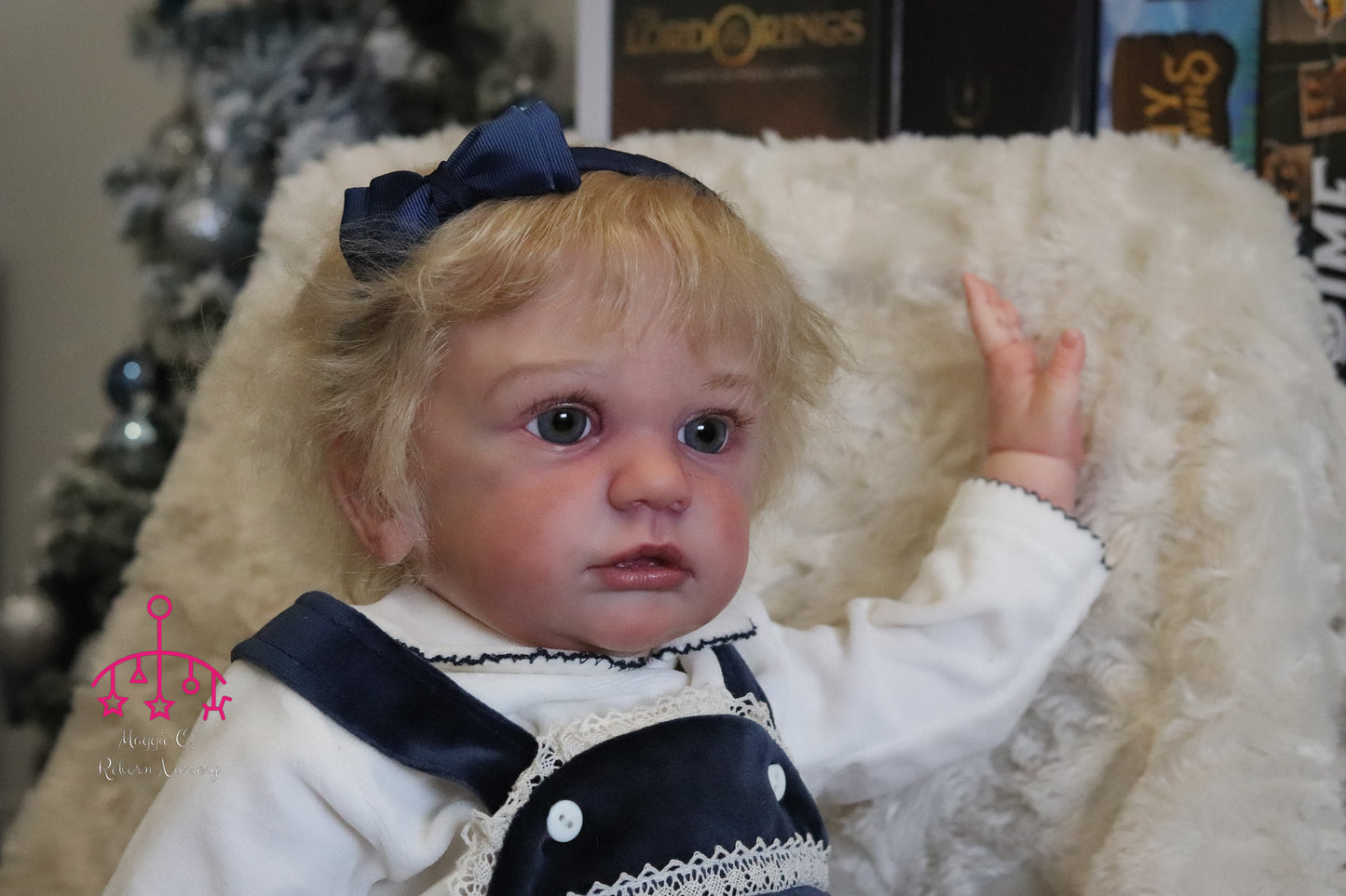Alice open eyes custom order Reborn baby Todder