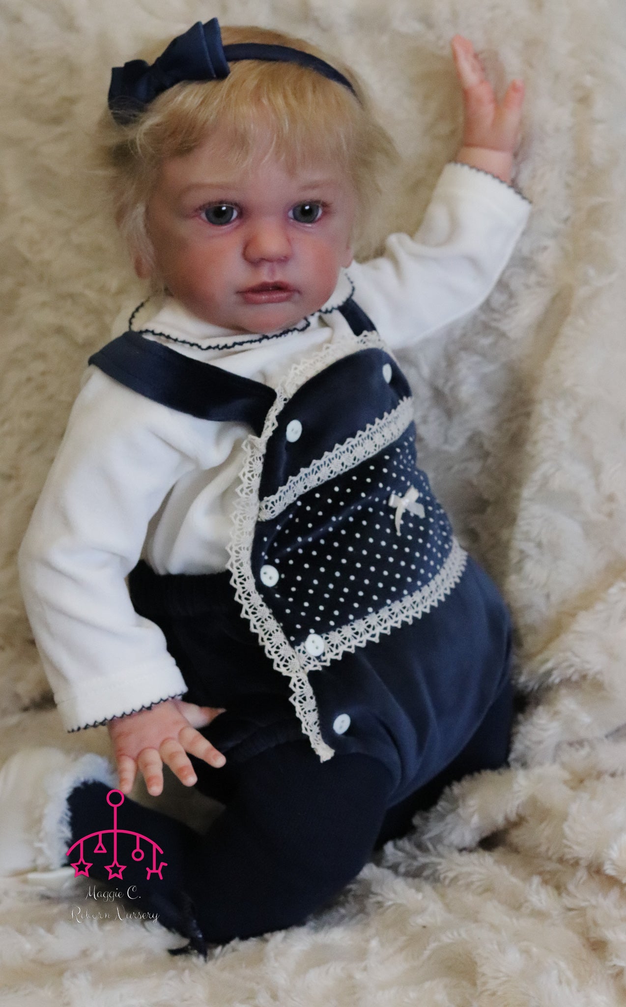 Alice open eyes custom order Reborn baby Todder