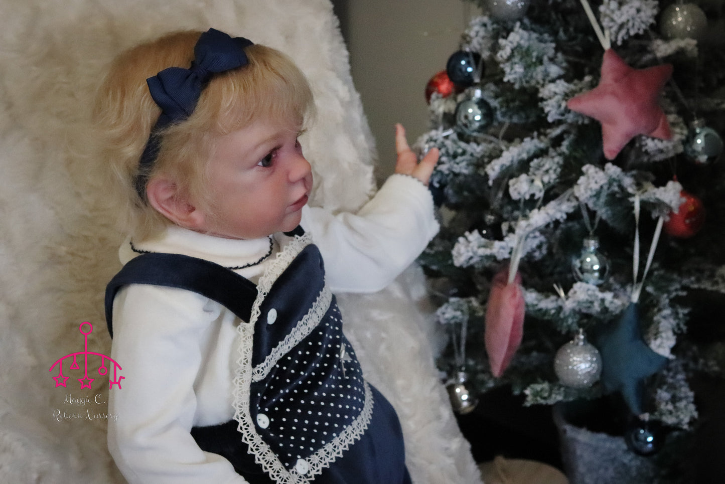 Alice open eyes custom order Reborn baby Todder