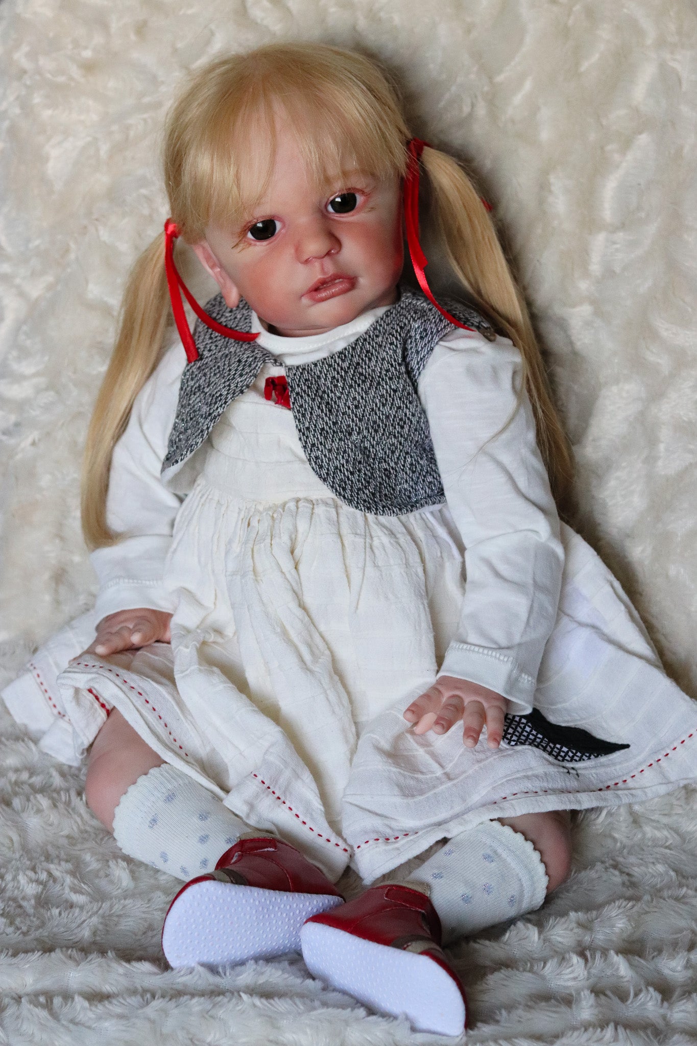 Alice open eyes custom order Reborn baby Todder
