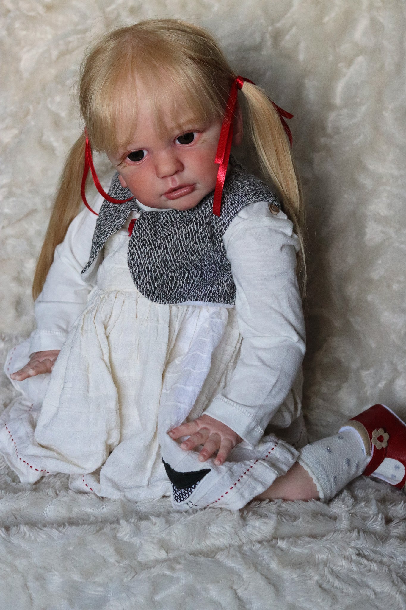 Alice open eyes custom order Reborn baby Todder