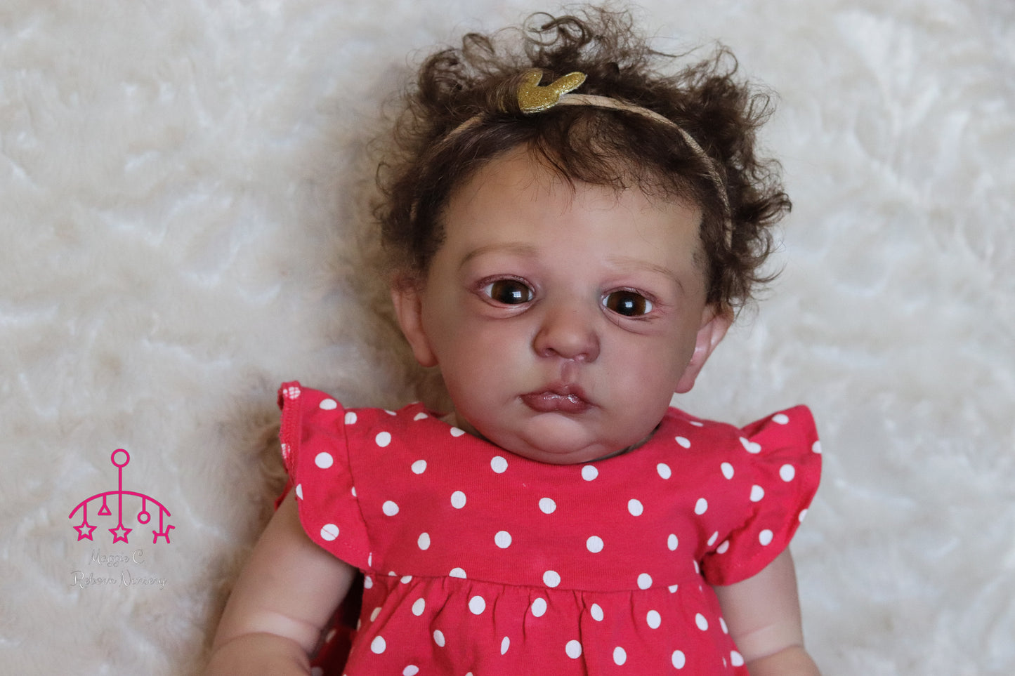 Claudio open eyes custom order Reborn baby