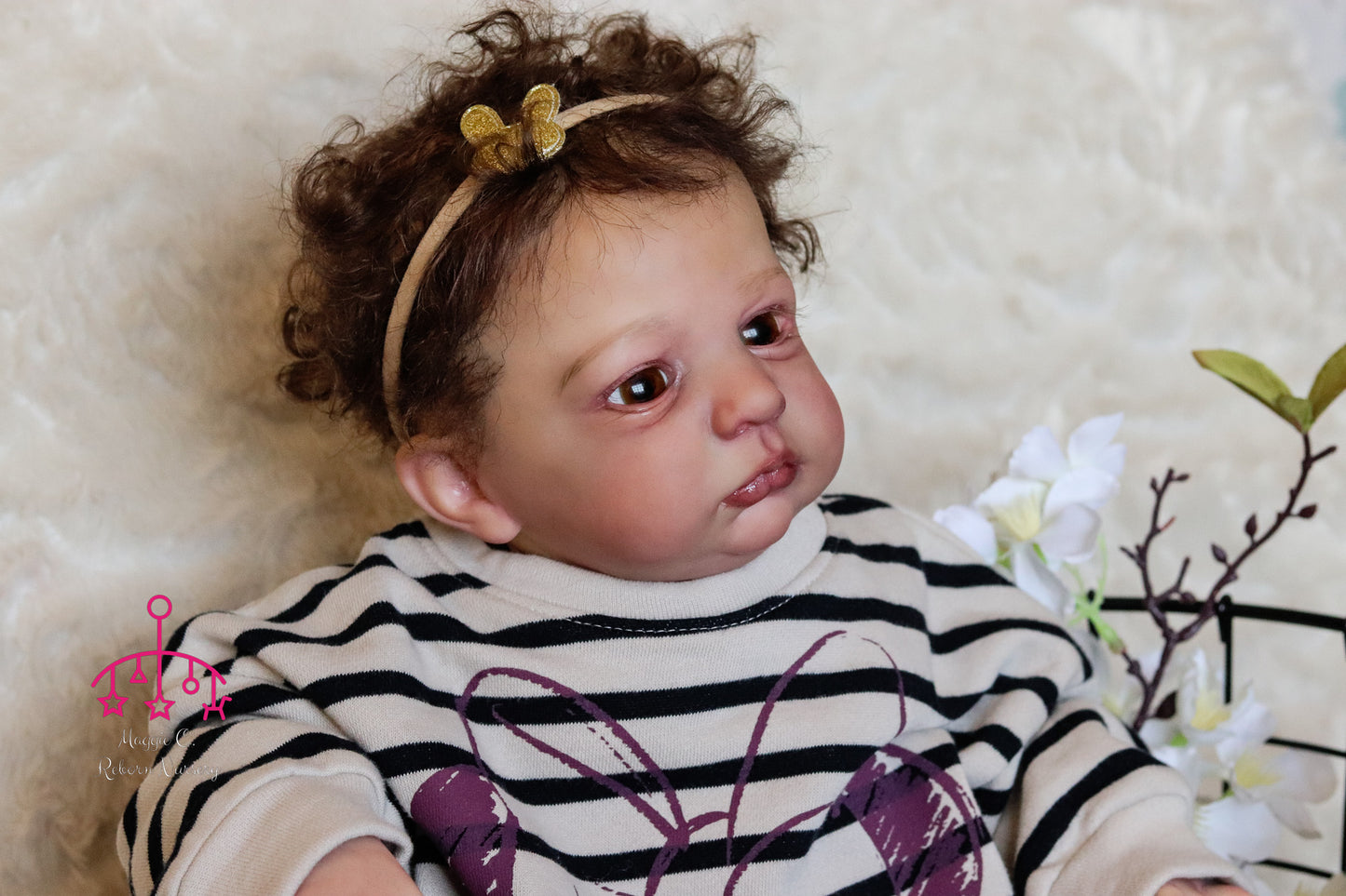 Claudio open eyes custom order Reborn baby