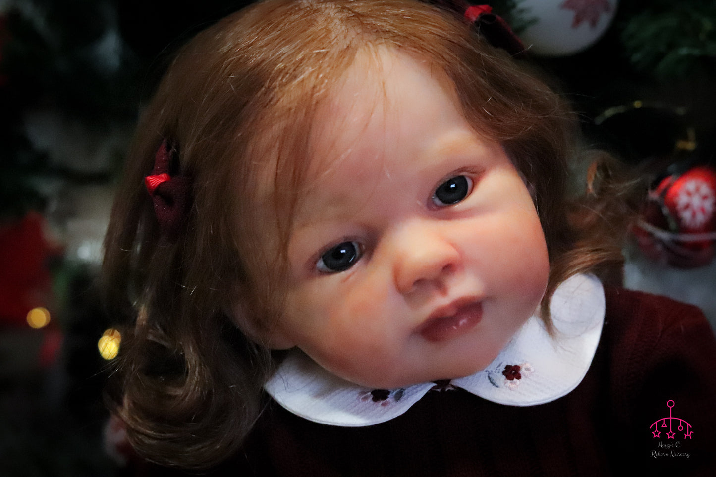 Clarice open eyes custom order Reborn baby Todder