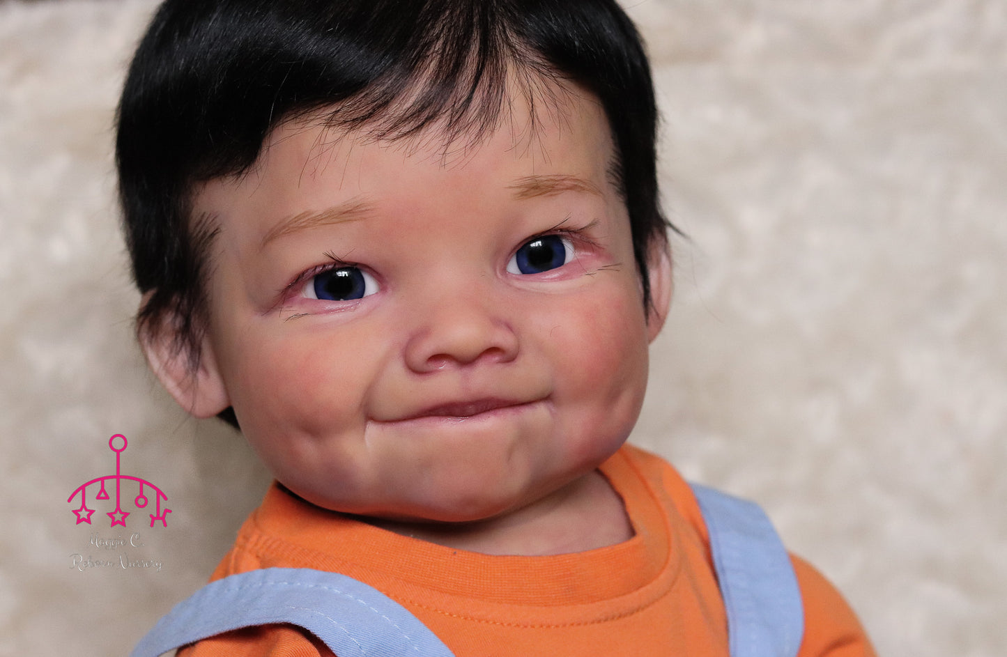 Rose open eyes custom order Reborn baby