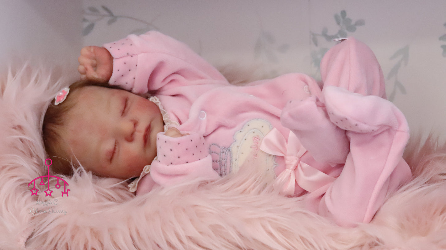 Catarina closed eyes custom order reborn baby