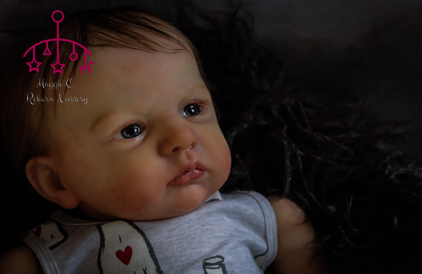 Claudio open eyes custom order Reborn baby