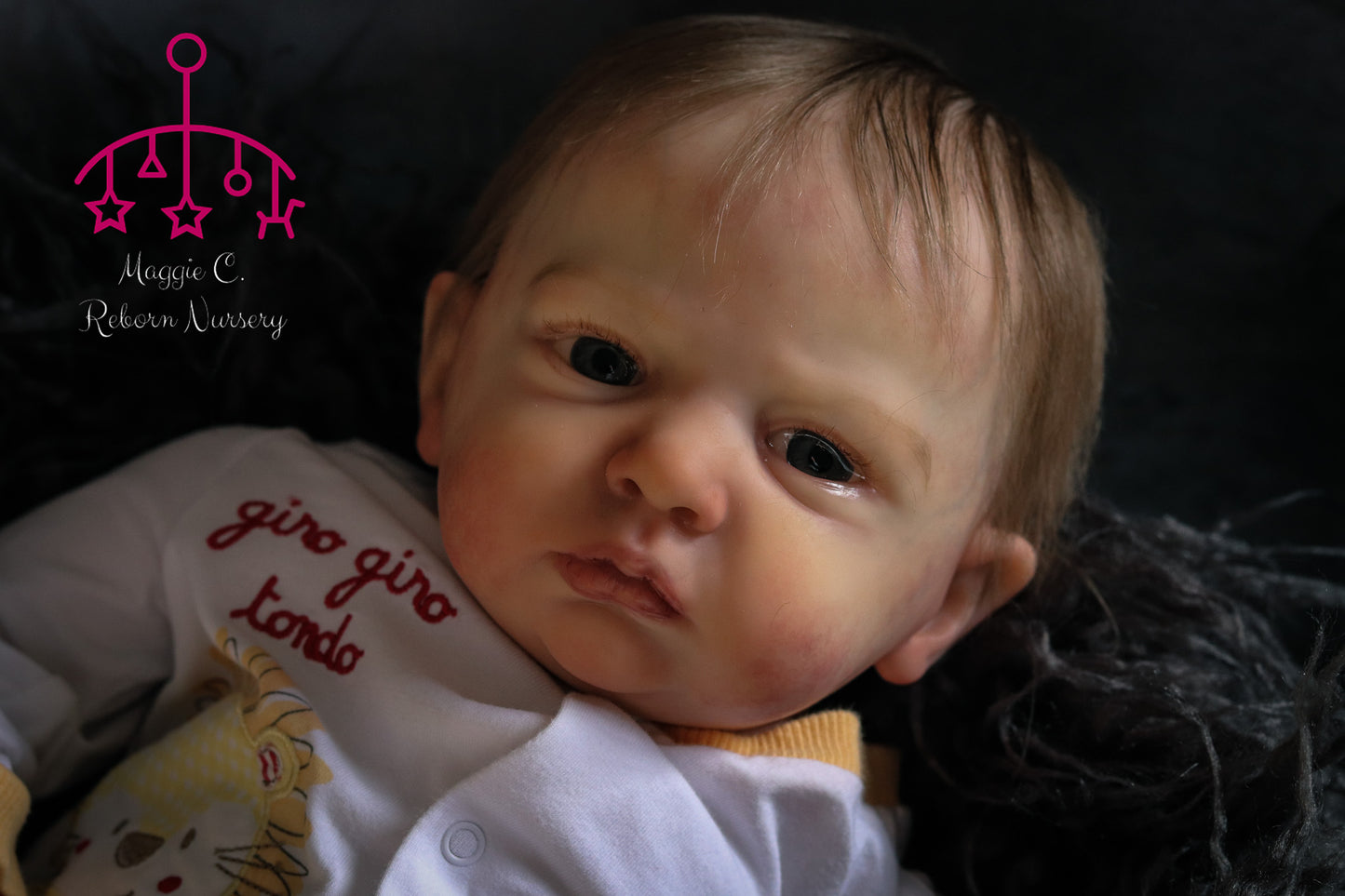 Claudio open eyes custom order Reborn baby