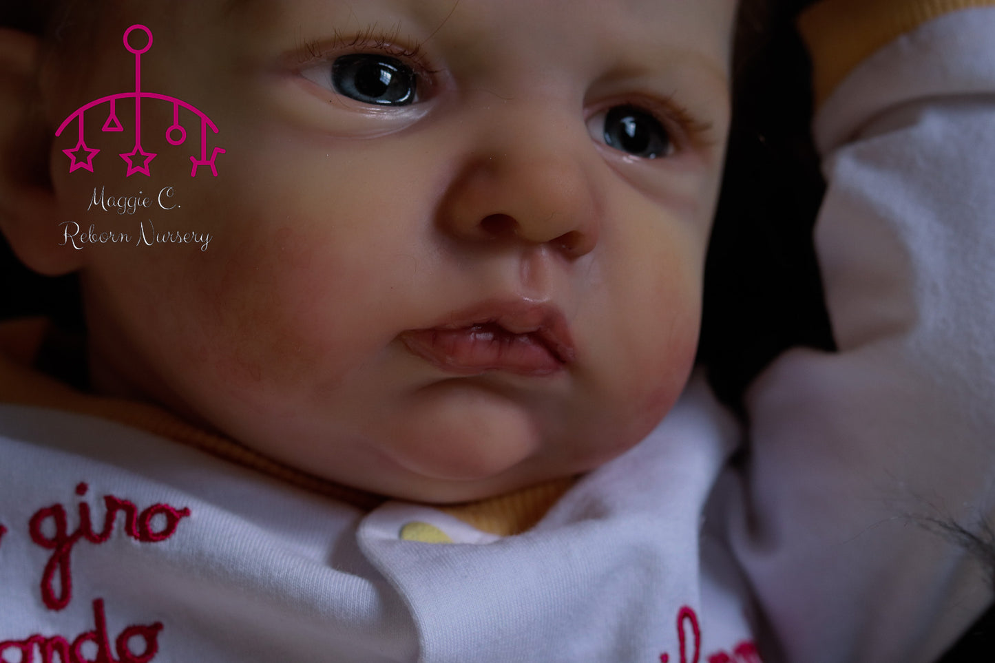 Claudio open eyes custom order Reborn baby