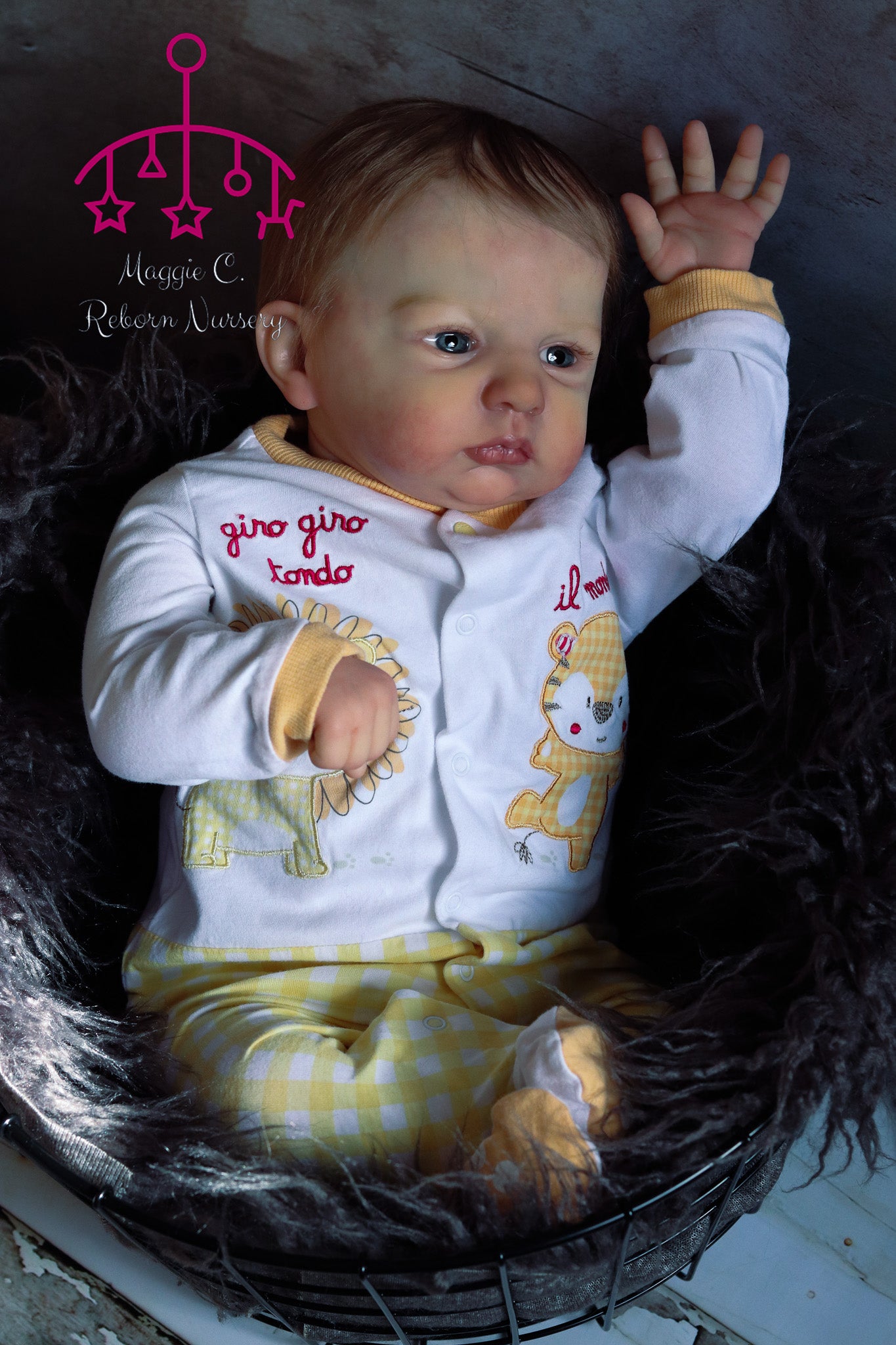 Claudio open eyes custom order Reborn baby