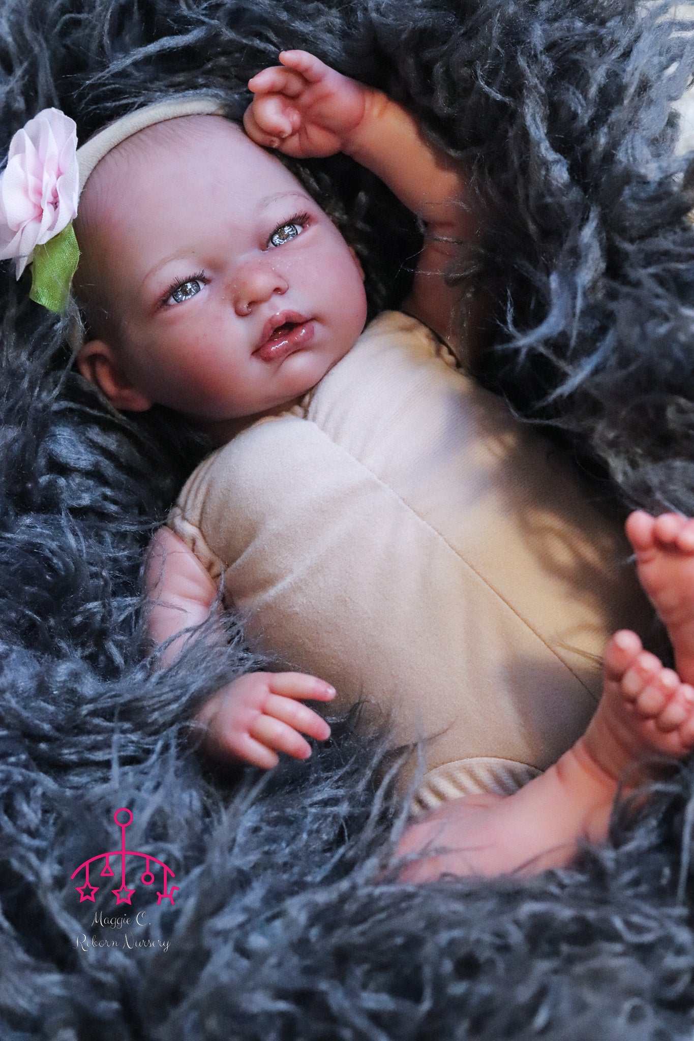 Tina hand painted baby doll Ready to go