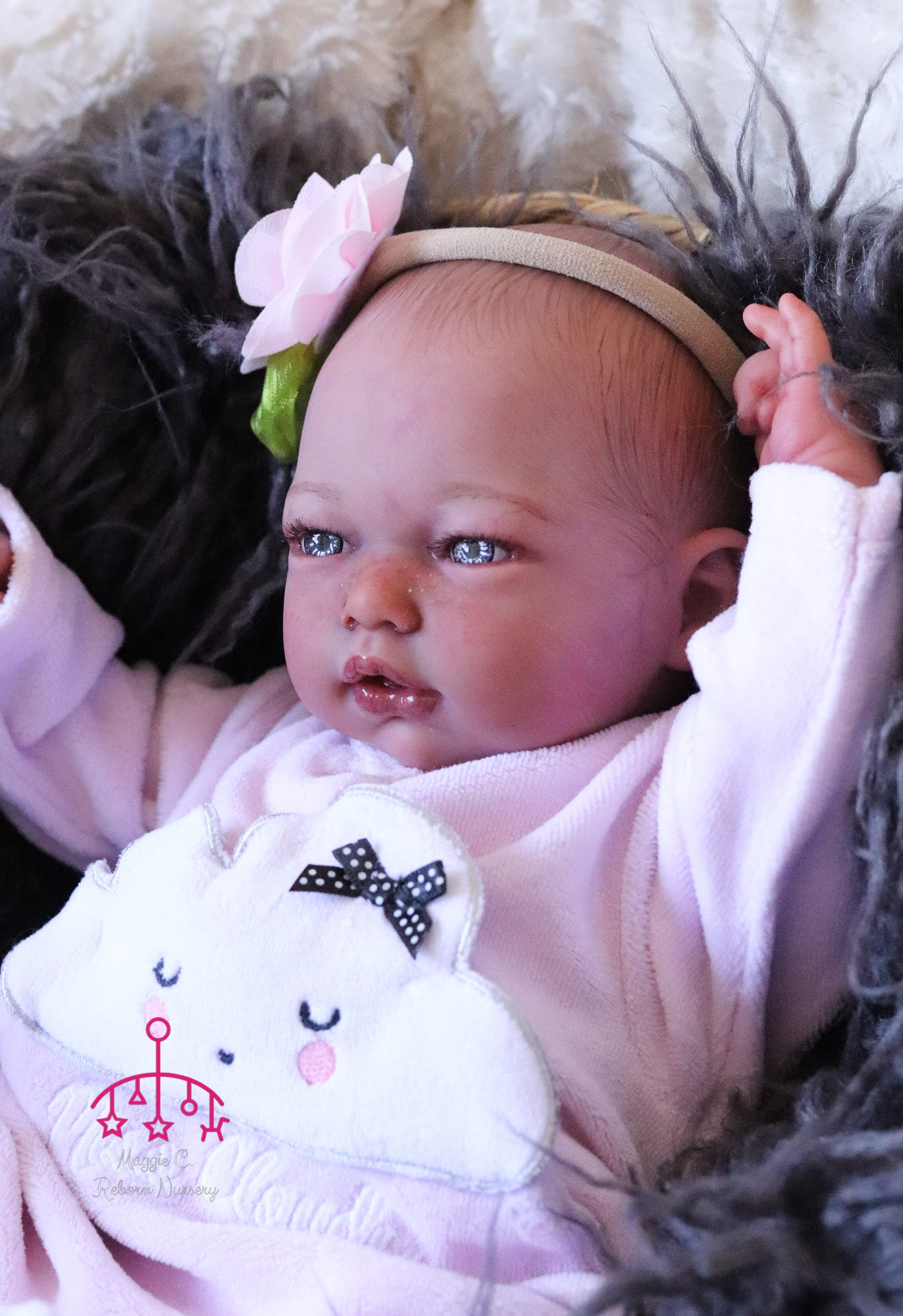 Tina hand painted baby doll Ready to go