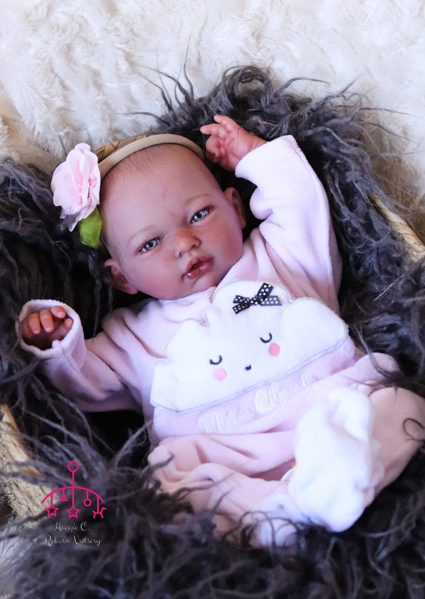 Tina hand painted baby doll Ready to go