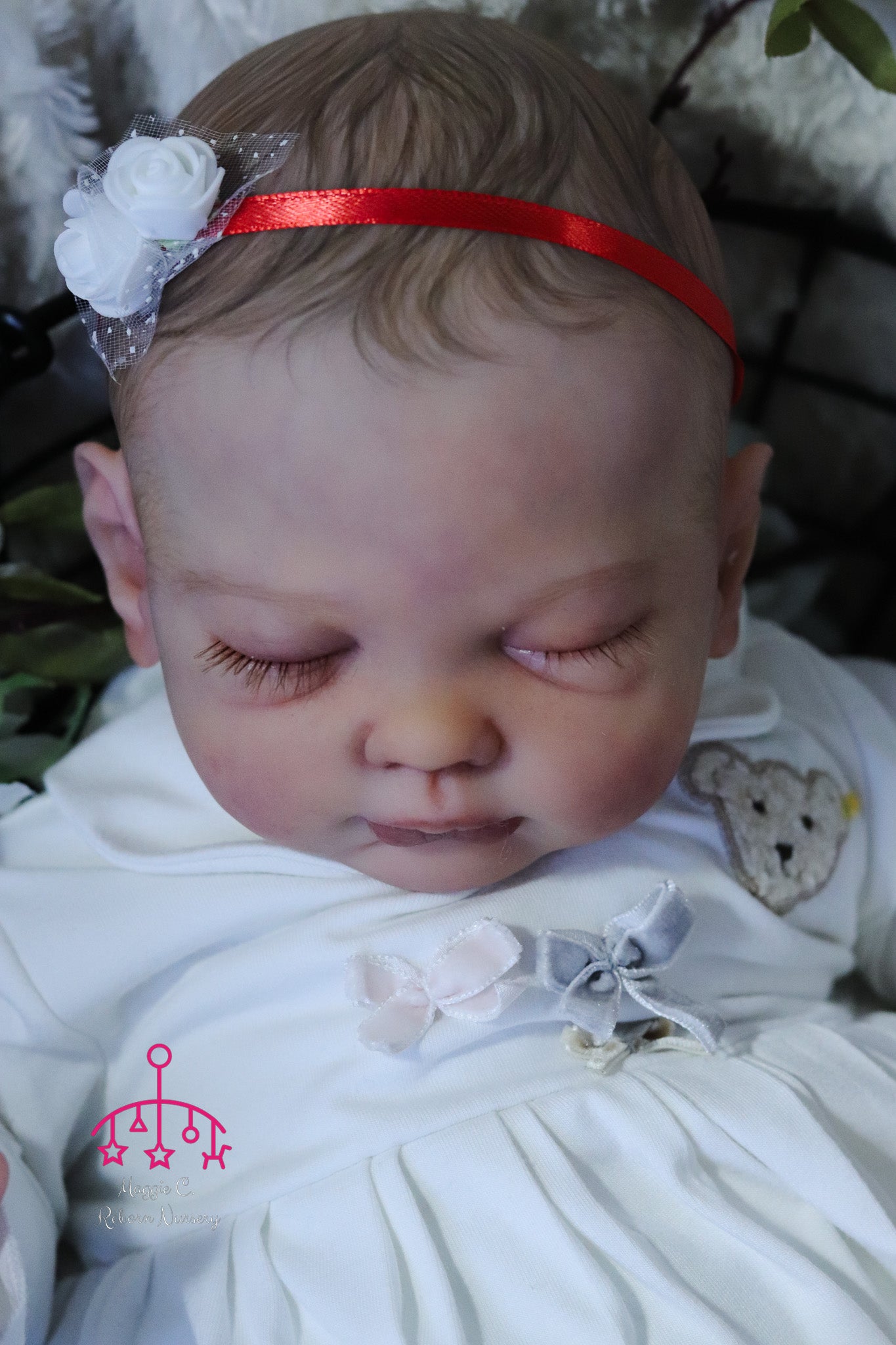 Lúcia hand painted Reborn baby doll ready to go