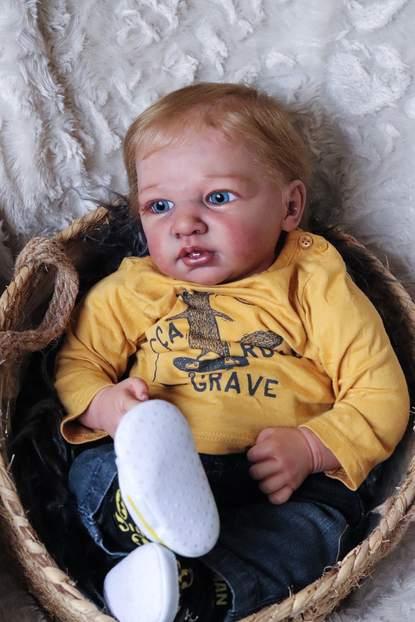 Diogo hand painted Reborn baby doll ready to go