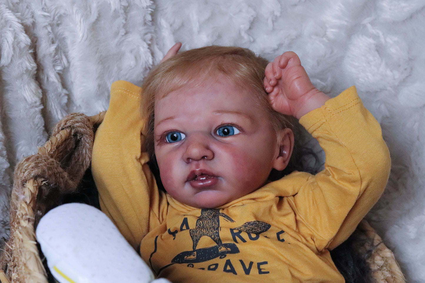 Diogo hand painted Reborn baby doll ready to go