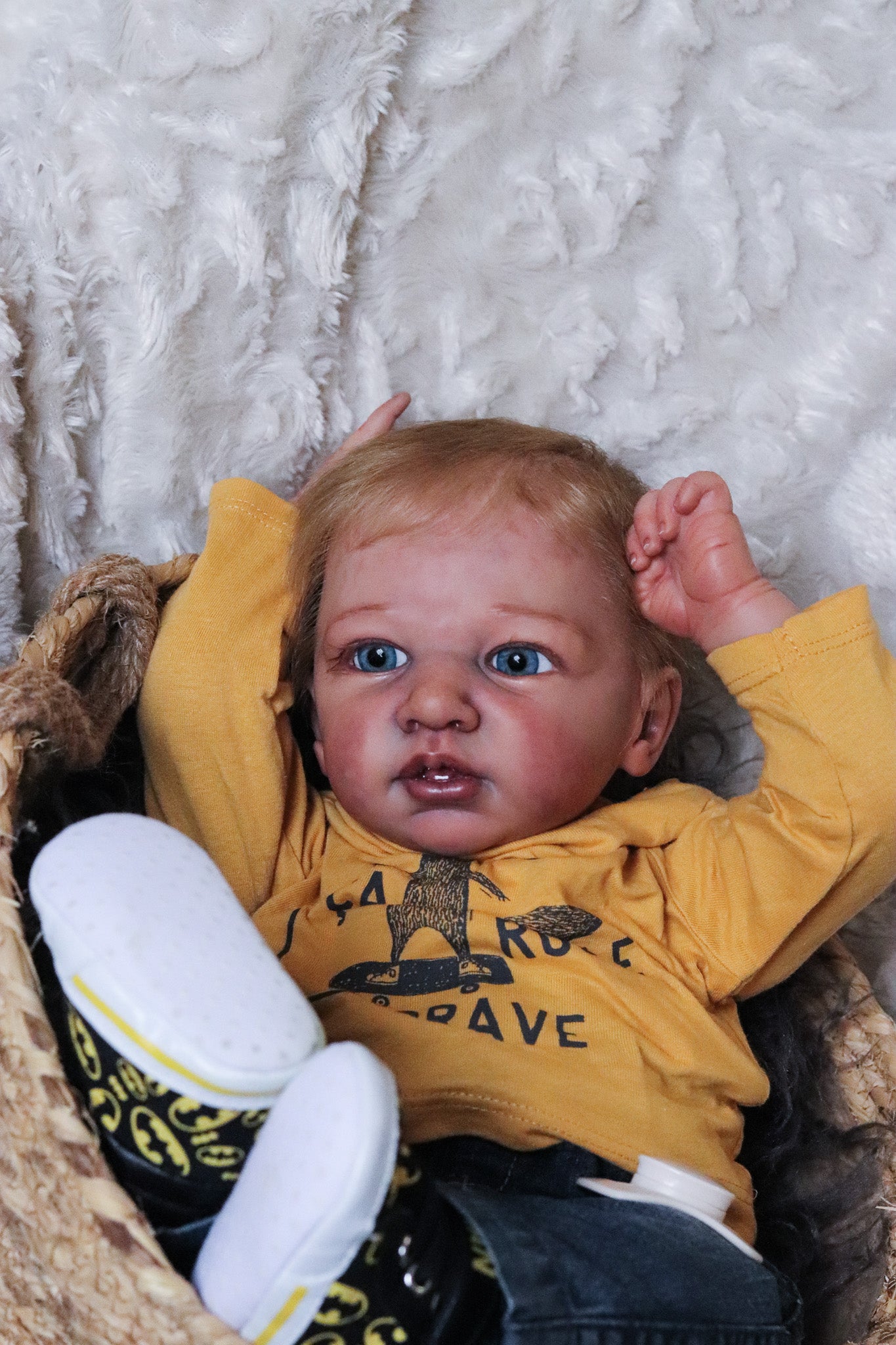 Diogo hand painted Reborn baby doll ready to go