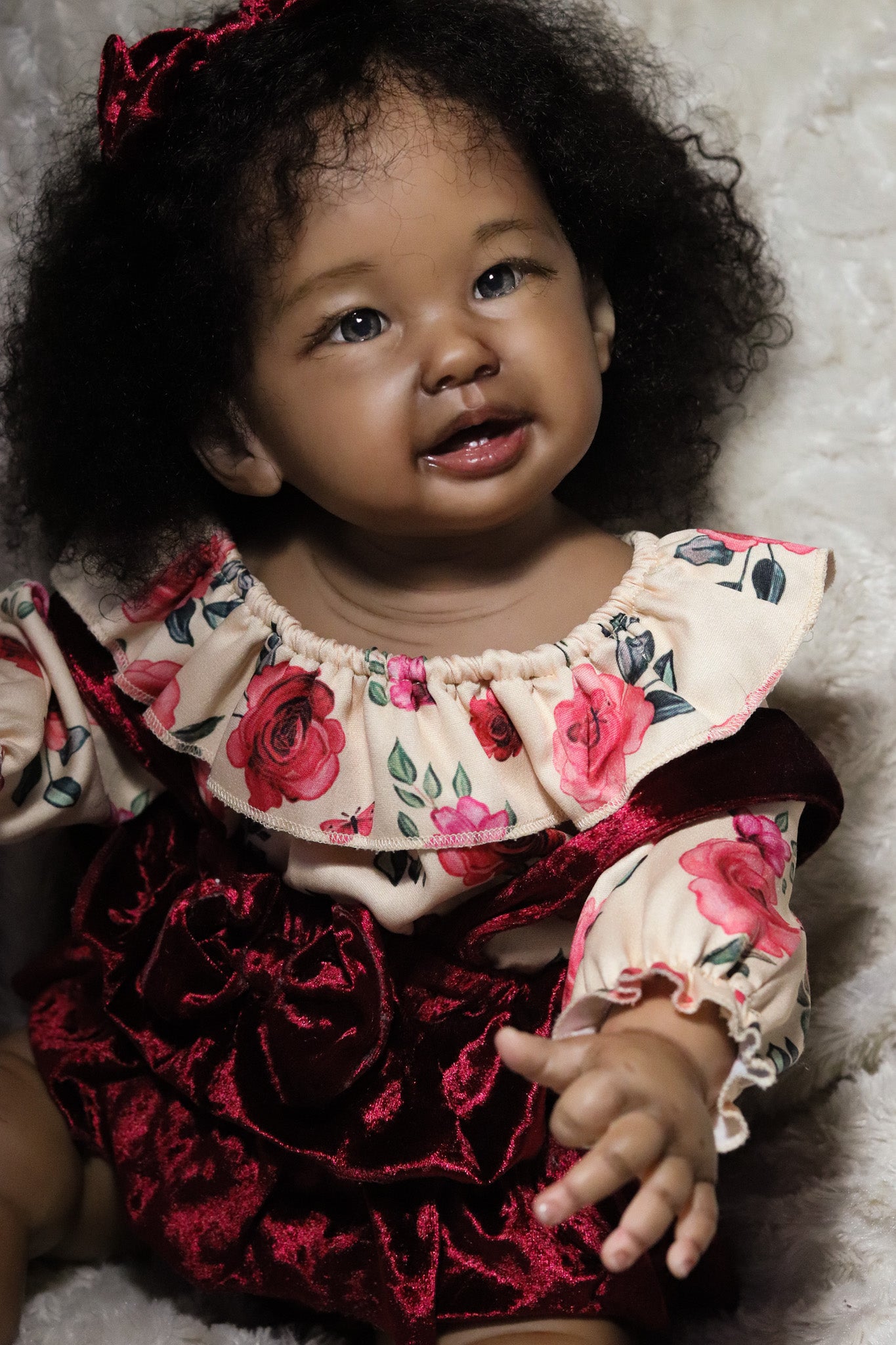 Sara open eyes custom order reborn toddler