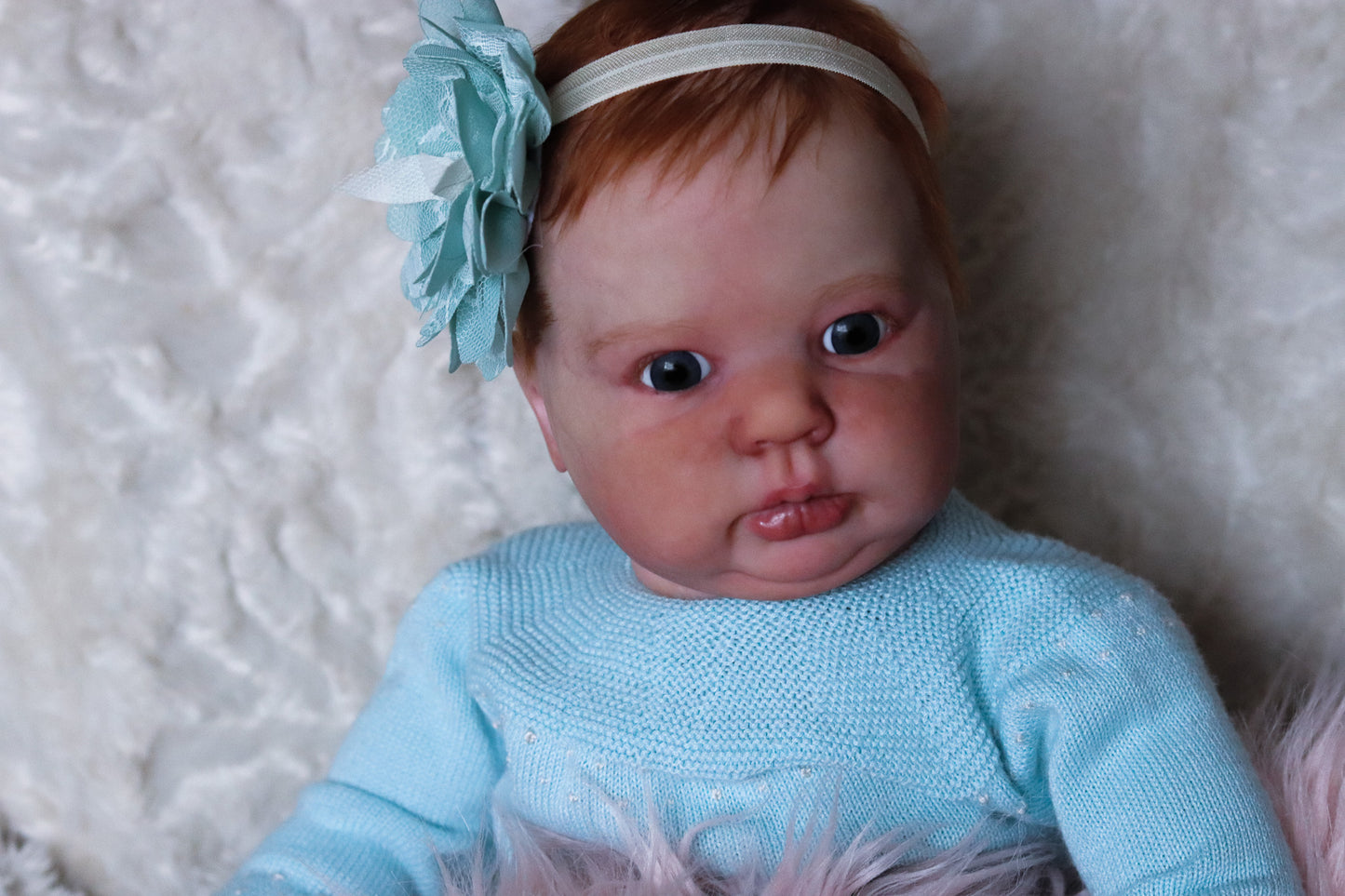 Aurea hand painted Reborn baby doll  ready to go