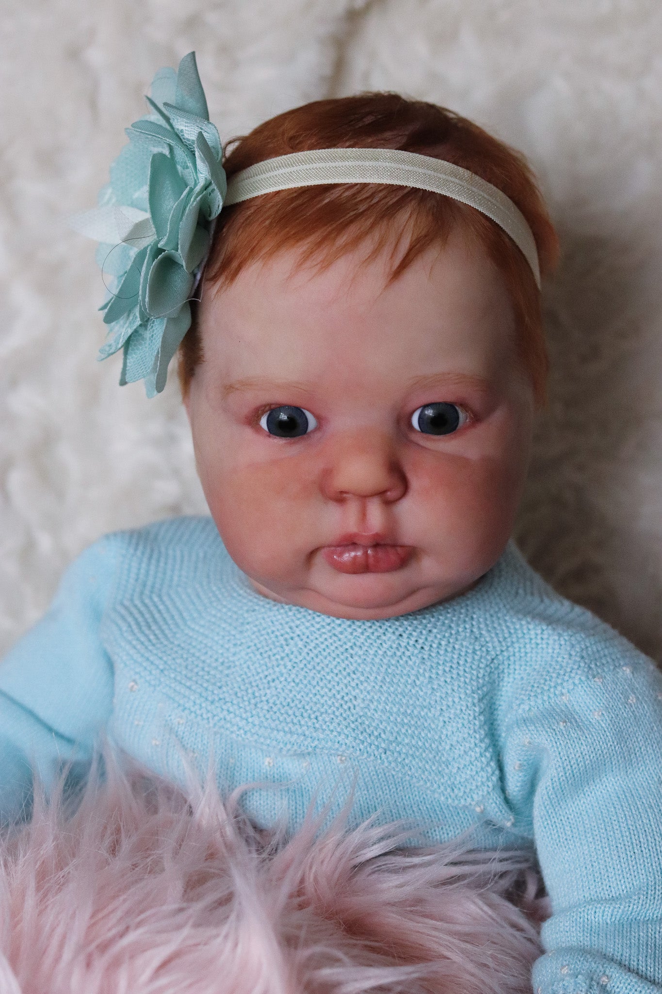 Aurea hand painted Reborn baby doll  ready to go