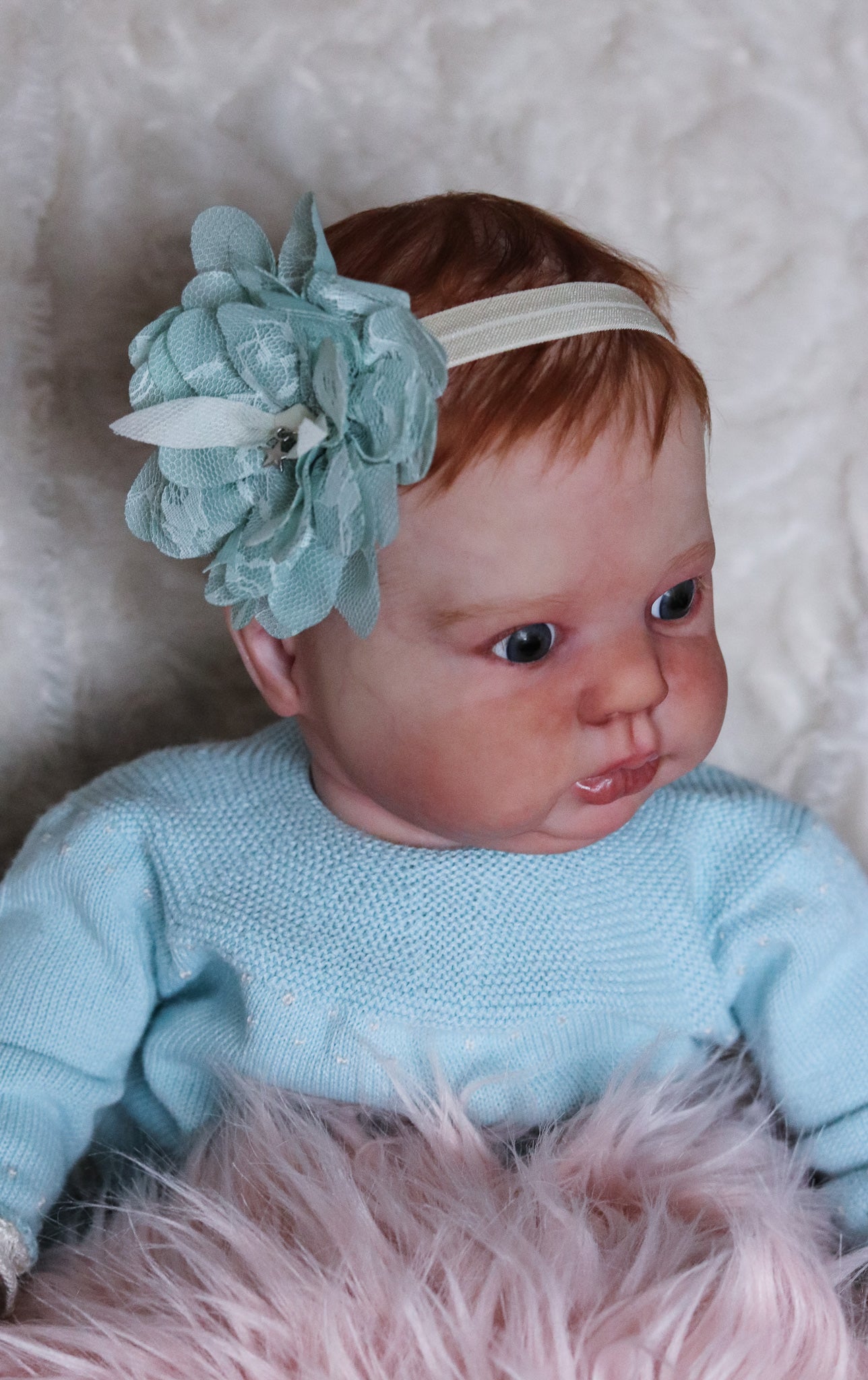 Aurea hand painted Reborn baby doll  ready to go