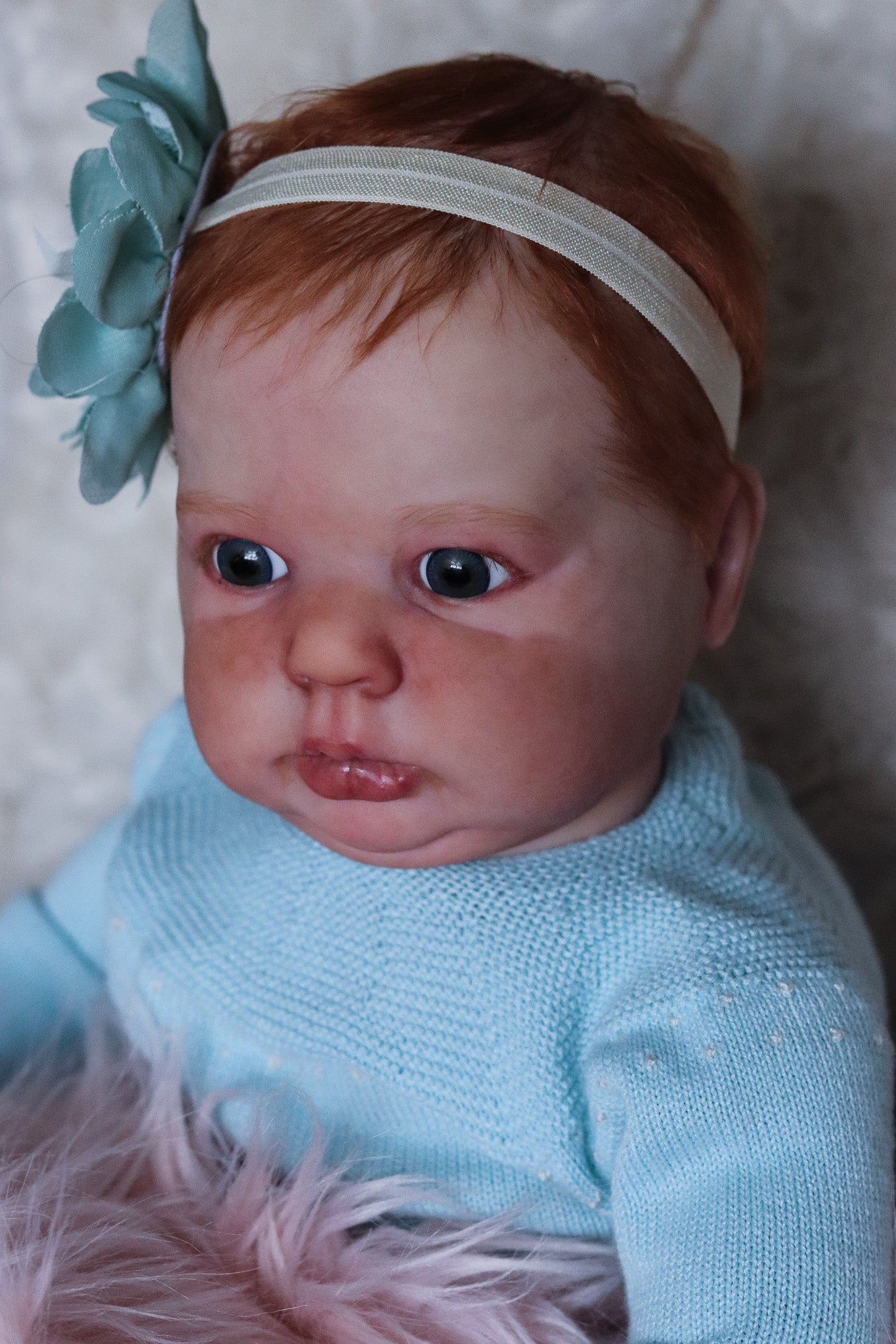Aurea hand painted Reborn baby doll  ready to go