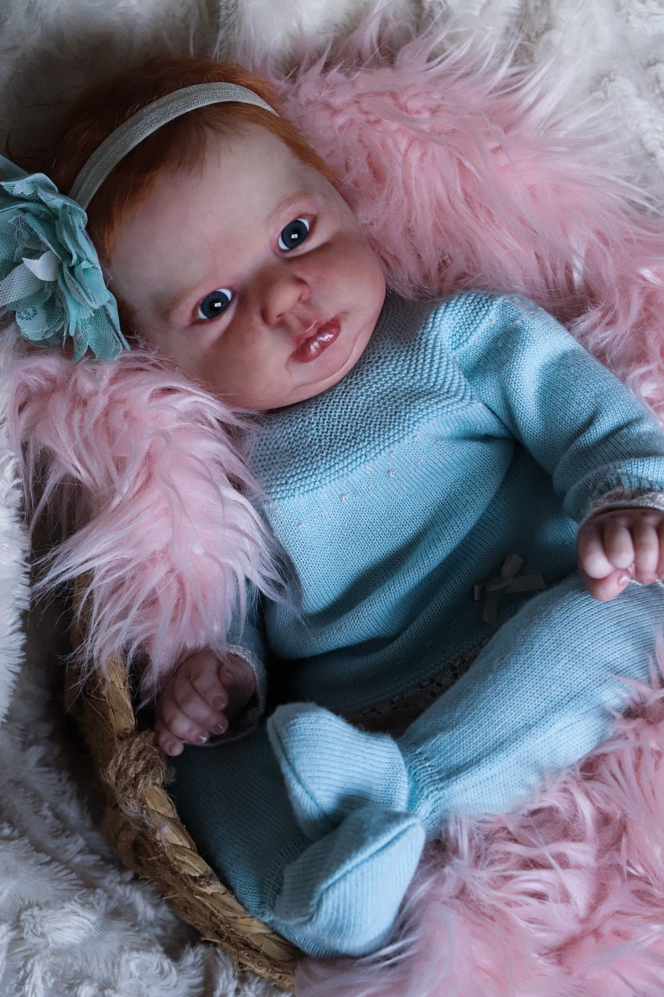 Aurea hand painted Reborn baby doll  ready to go