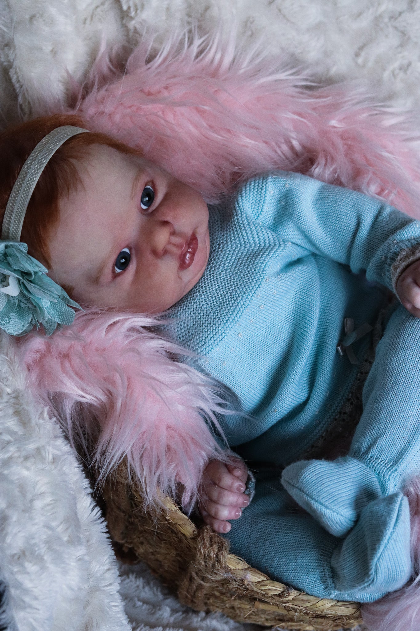 Aurea hand painted Reborn baby doll  ready to go