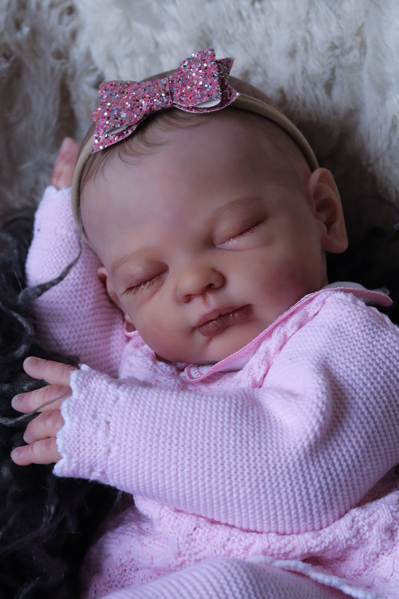 Lúcia hand painted Reborn baby doll ready to go
