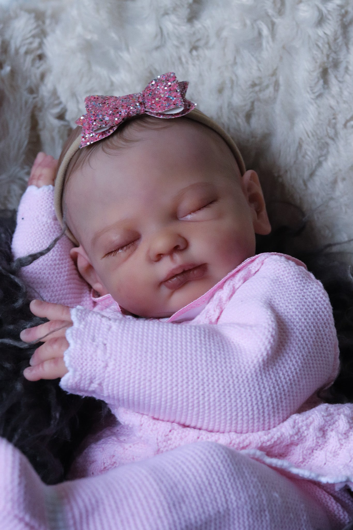 Lúcia hand painted Reborn baby doll ready to go