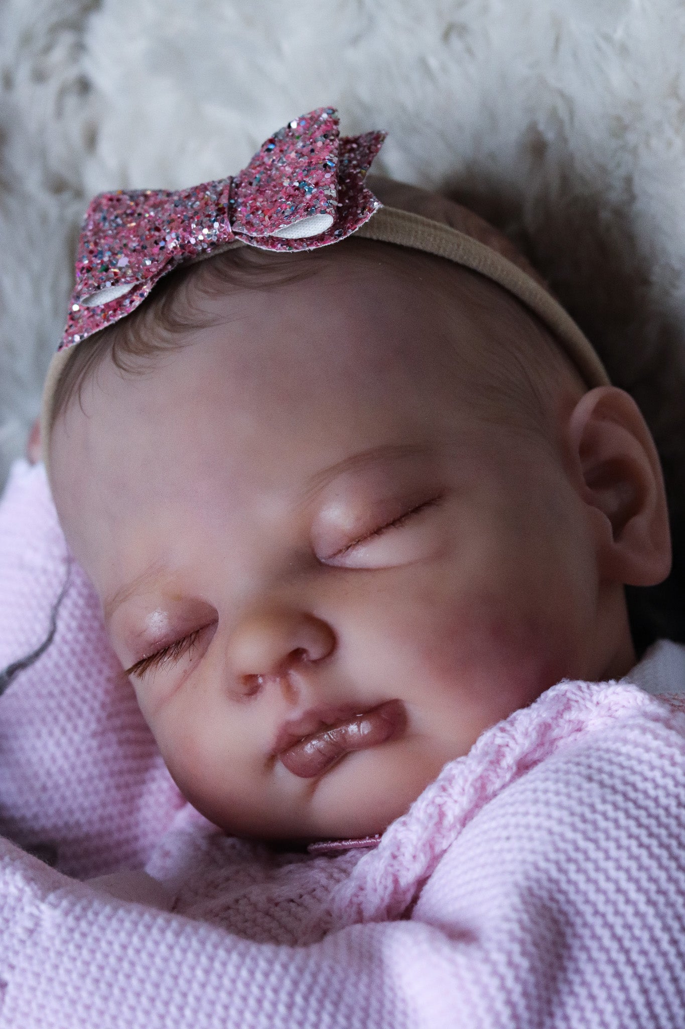 Lúcia hand painted Reborn baby doll ready to go