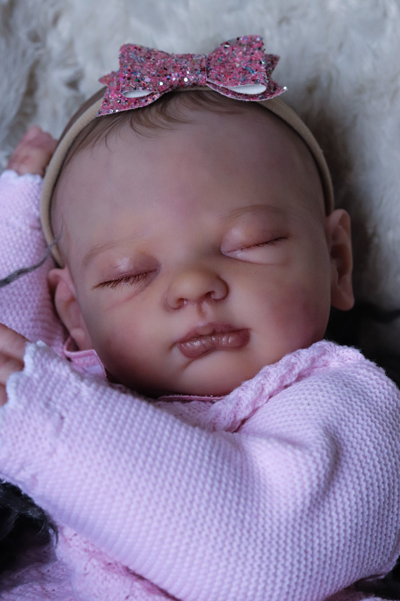 Lúcia hand painted Reborn baby doll ready to go