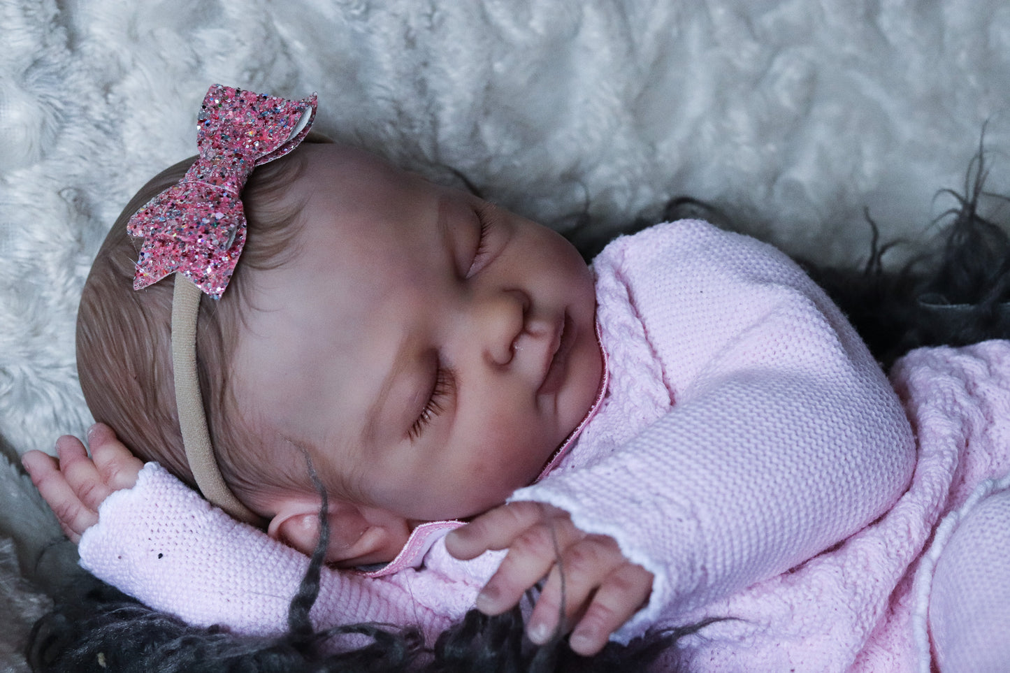 Lúcia hand painted Reborn baby doll ready to go