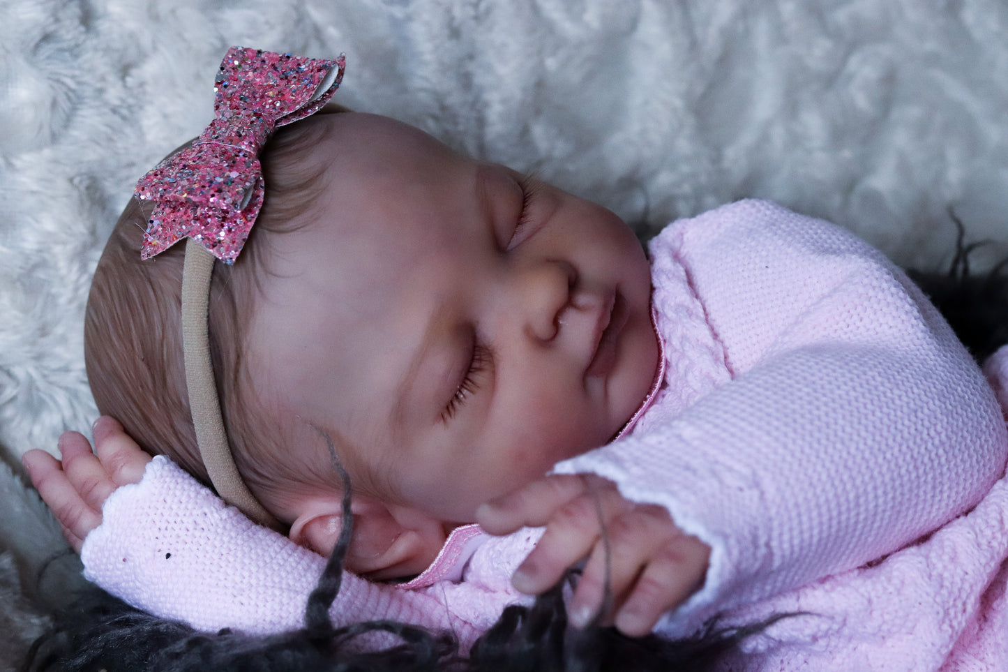 Lúcia hand painted Reborn baby doll ready to go
