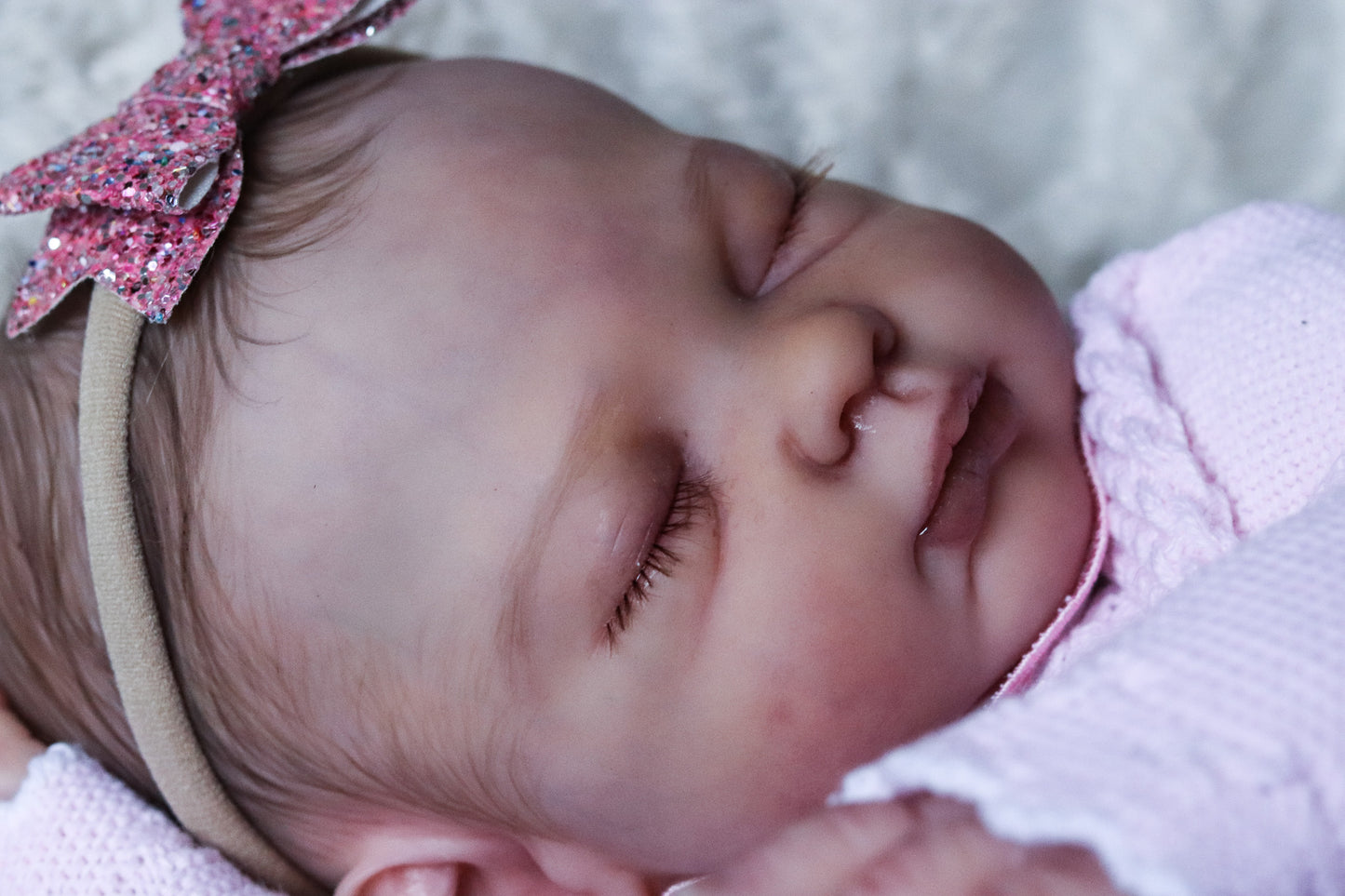 Lúcia hand painted Reborn baby doll ready to go