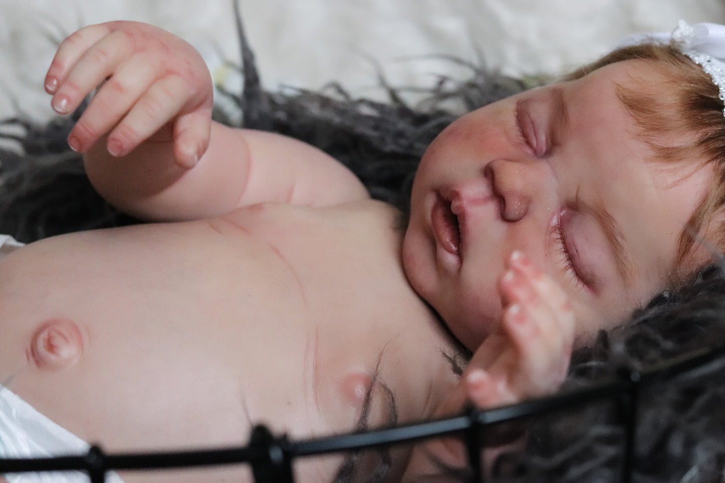 Phoebe hand painted Reborn baby doll ready to go