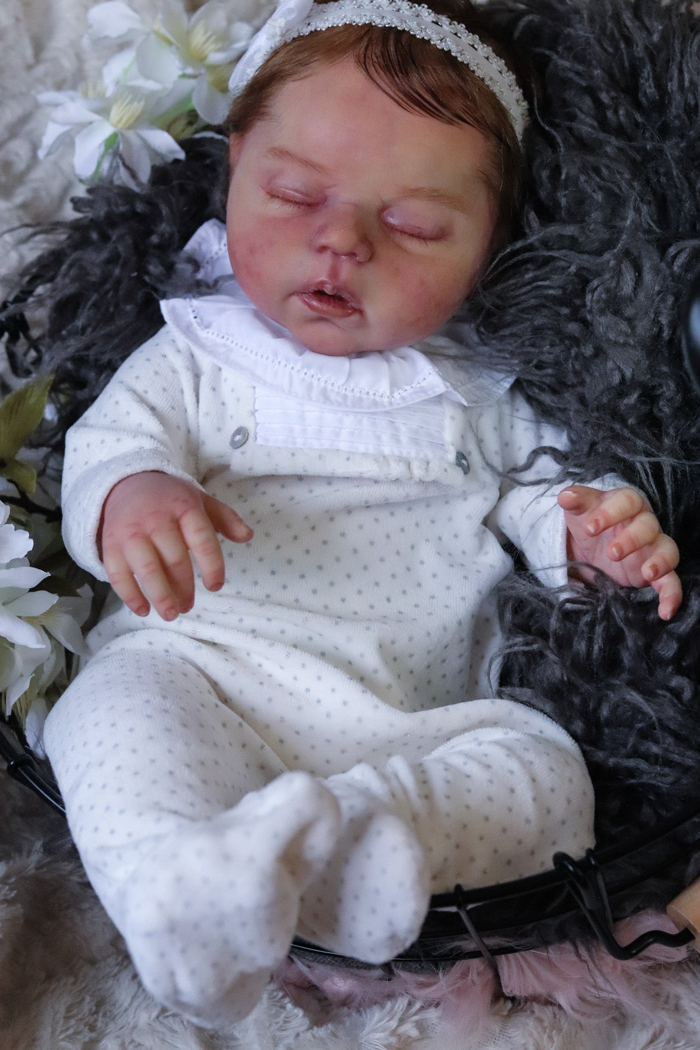 Phoebe hand painted Reborn baby doll ready to go