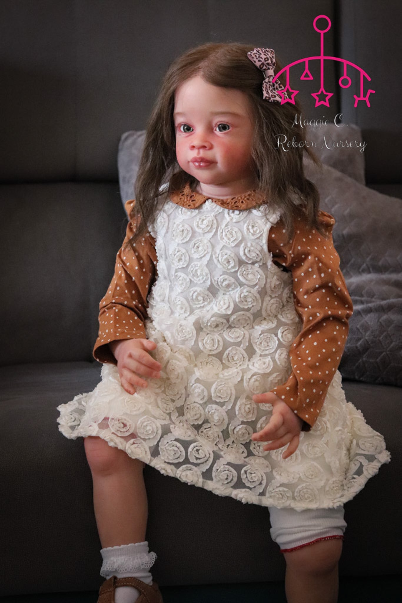 Margarida open eyes custom order Reborn baby