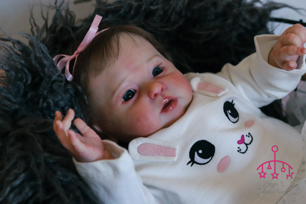 Cecilia open eyes custom order reborn baby